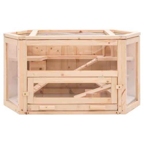 Клетка за хамстери 80x40x43 см масивна ела