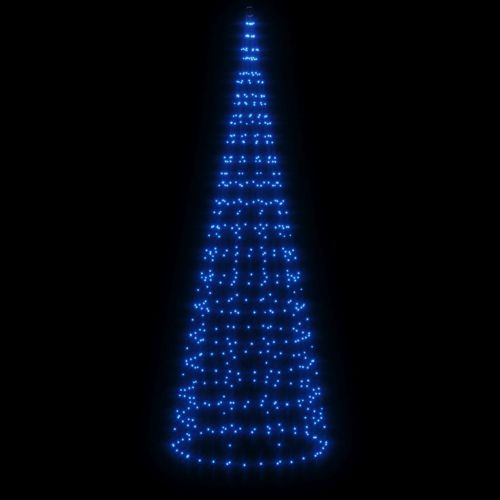 LED коледна елха 550 LED синьо 300 см