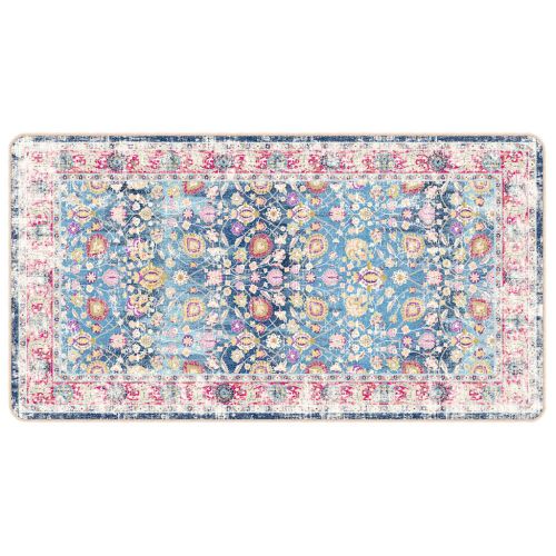 Перящ се килим многоцветен 80x150 см