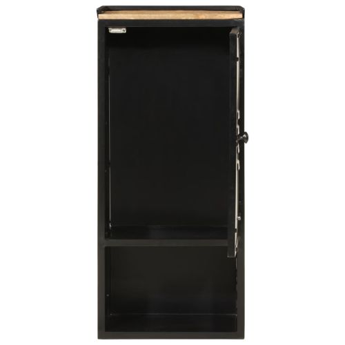 Шкаф за баня 40x27x90 см масивно мангово дърво