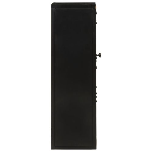 Шкаф за баня 40x27x90 см масивно мангово дърво
