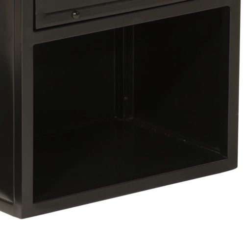 Шкаф за баня 40x27x90 см масивно мангово дърво