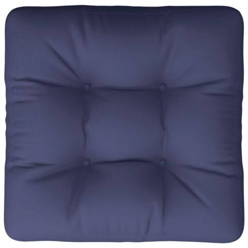 Палетна възглавница нейви синя 58x58x10 см Оксфорд плат
