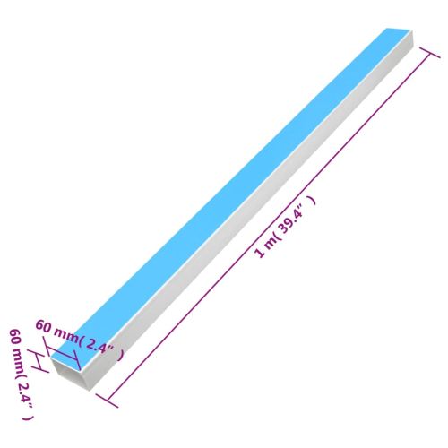 Кабелен канал самозалепващ 60x60 мм 30 м PVC