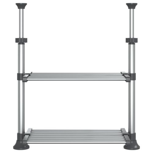 Кухненски рафт 50x25x(50-70) см алуминий