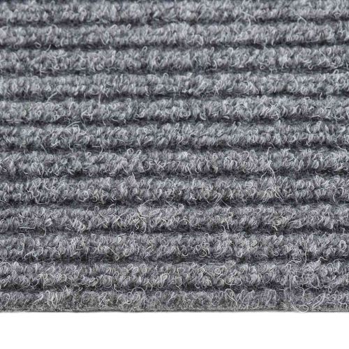 Абсорбиращо мръсотията килимче, 100x400 см, сиво