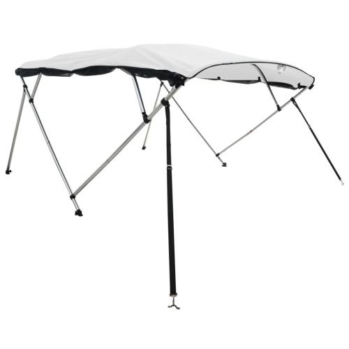 Тента за лодка с 4 дъги мрежести страници 243x(200-213)x137 см