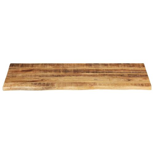 Плот за маса, 100x60x2,5 см, жив ръб, грубо мангово дърво масив