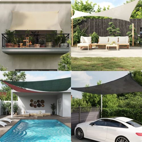 Платно-сенник, 160 г/м², правоъгълно, жълт, 2x2,5 м, HDPE
