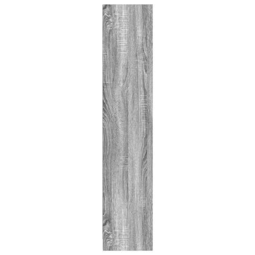 Библиотека, сив сонома, 57x28,5x107,5 см, инженерно дърво