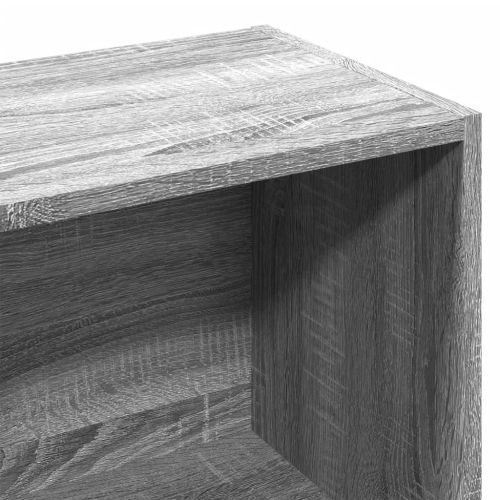 Библиотека, сив сонома, 57x28,5x107,5 см, инженерно дърво