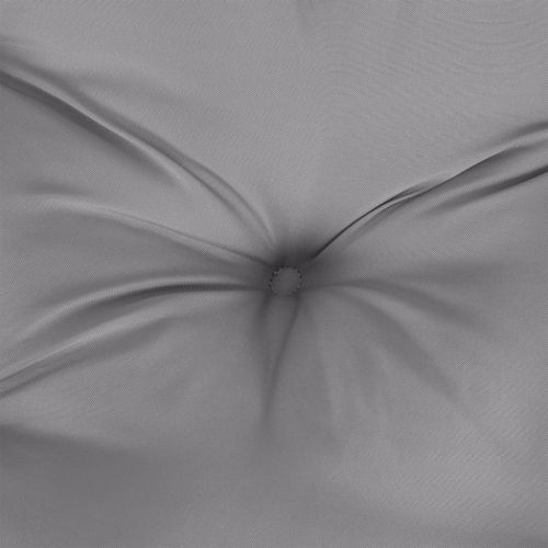 Палетна възглавница, сива, 80x40x12 см, текстил
