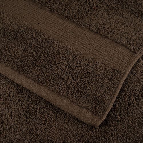 Премиум хавлиени кърпи SOLUND 10 бр кафяви 100x150 см 600 gsm