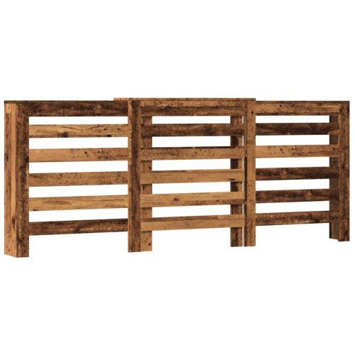 Капак за радиатор, старо дърво, 205x21,5x83,5см инженерно дърво