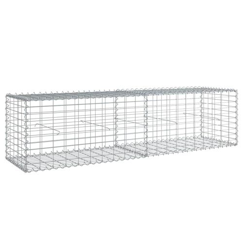 Габионна кошница с покритие, 200x50x50 см, поцинковано желязо