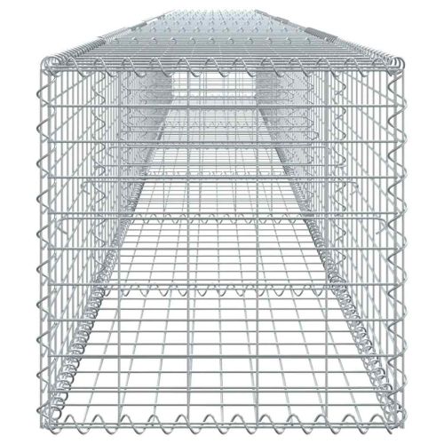 Габионна кошница с покритие, 700x50x50 см, поцинковано желязо