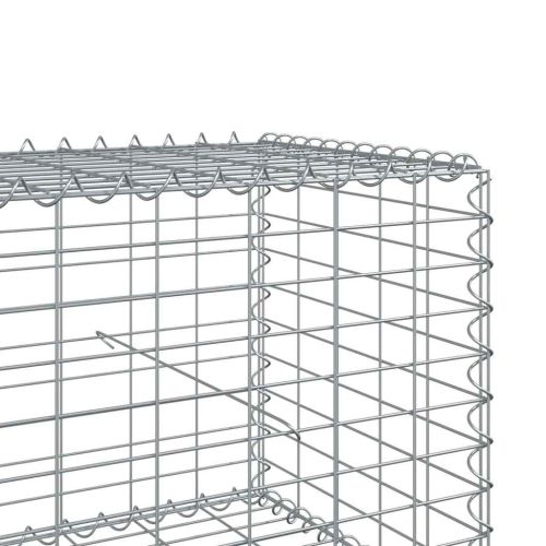 Габионна кошница с покритие, 700x50x50 см, поцинковано желязо