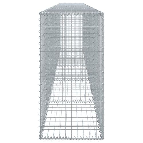 Габионна кошница с покритие, 500x50x100 см, поцинковано желязо