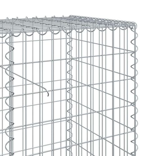 Габионна кошница с покритие, 1100x50x100 см, поцинковано желязо