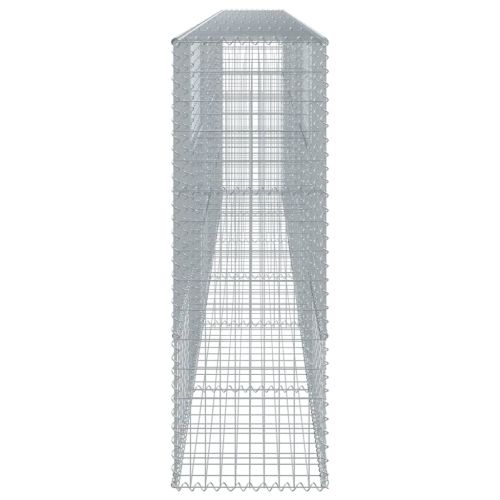 Габионна кошница с покритие, 600x50x150 см, поцинковано желязо