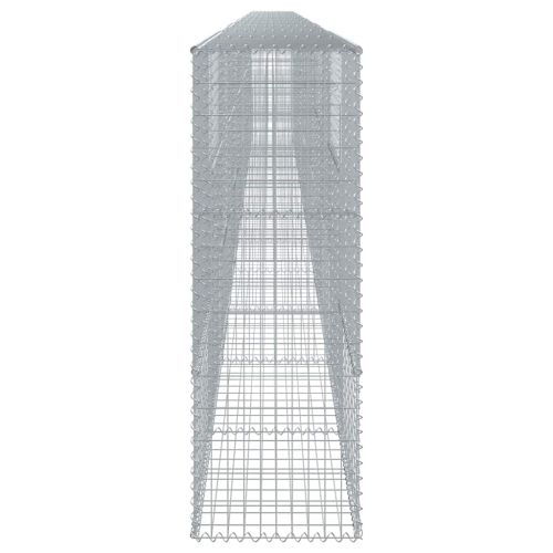 Габионна кошница с покритие, 1200x50x150 см, поцинковано желязо