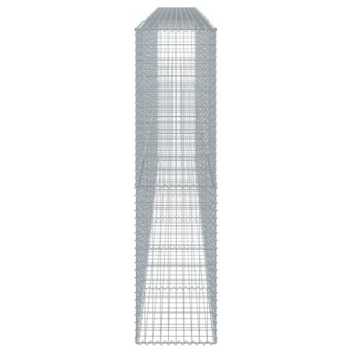 Габионна кошница с покритие, 600x50x200 см, поцинковано желязо