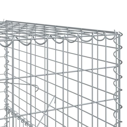 Габионна кошница с покритие, 200x100x150 см, поцинковано желязо