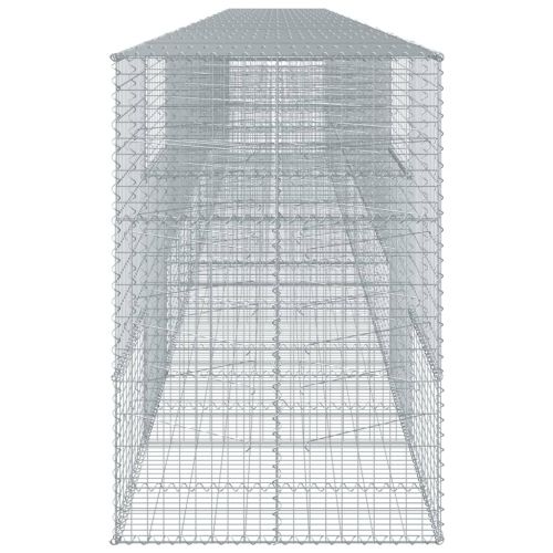 Габионна кошница с капак, 1100x100x150 см, поцинковано желязо