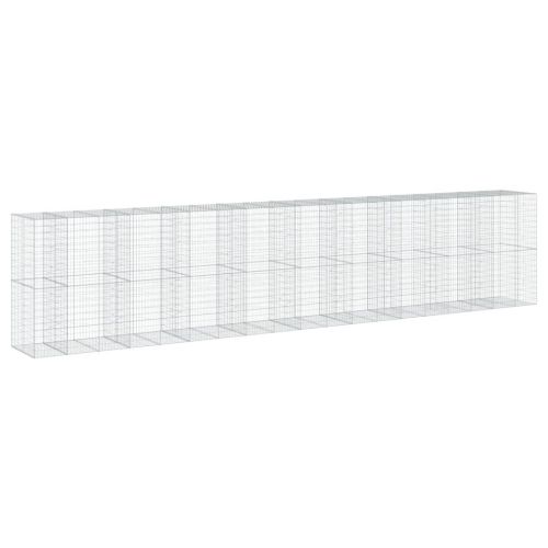 Габионна кошница с покритие, 950x100x200 см, поцинковано желязо
