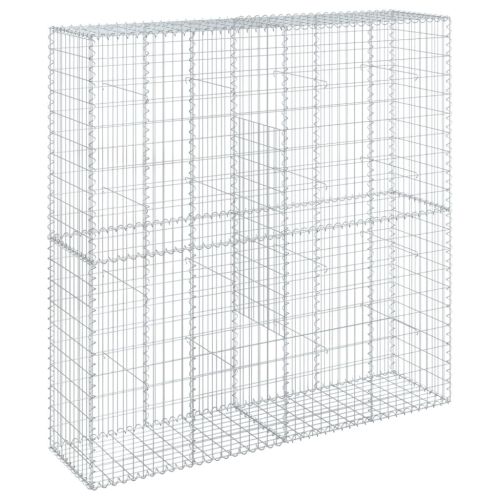 Габионна кошница с покритие, 200x50x200 см, поцинковано желязо