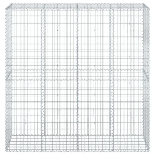 Габионна кошница с покритие, 200x50x200 см, поцинковано желязо