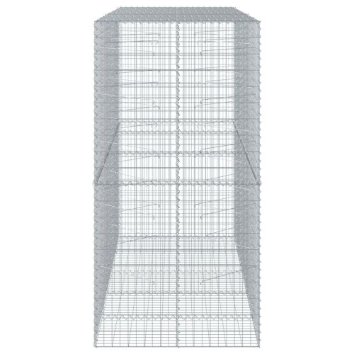 Габионна кошница с покритие, 250x100x200 см, поцинковано желязо