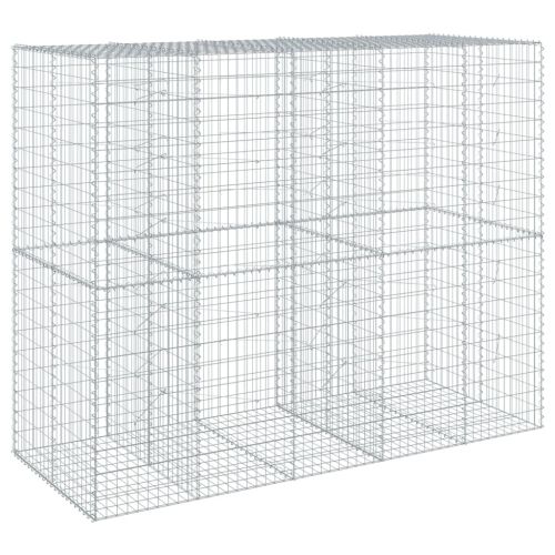 Габионна кошница с покритие, 250x100x200 см, поцинковано желязо