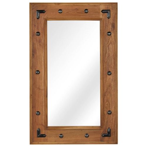 Огледало, акациево дърво масив, 50x80 см