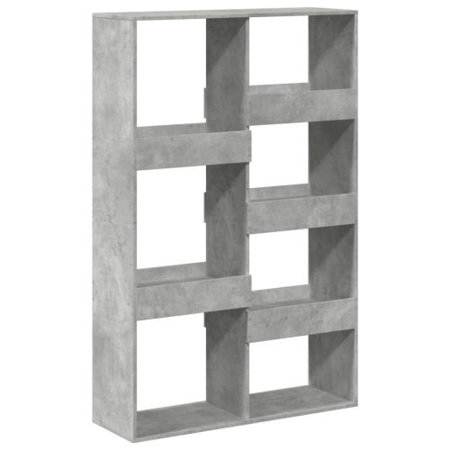 Разделител за стая бетонно сив 100x33x155,5 см инженерно дърво