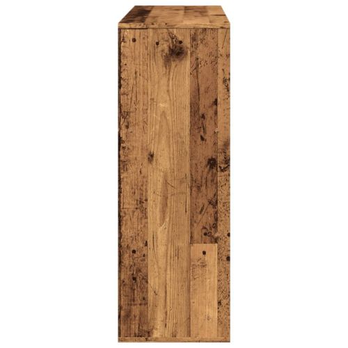 Разделител за стая старо дърво 100x33x94,5 см инженерно дърво