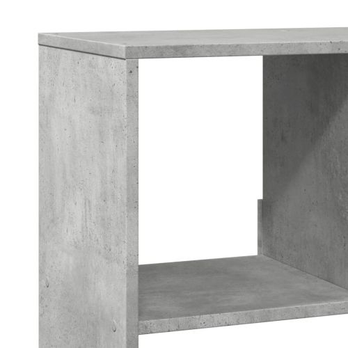 Разделител за стая бетонно сив 100x33x156,5 см инженерно дърво