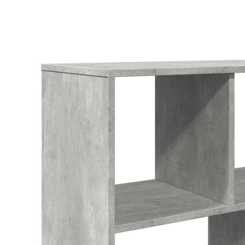 Разделител за стая бетонно сив 100x33x156,5 см инженерно дърво
