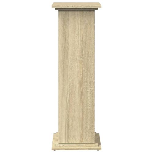 Стойка за витрини със съхранение 31x30x90 см инженерно дърво