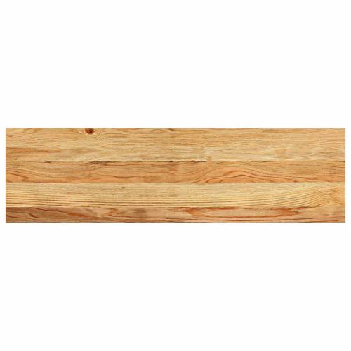 Стълбищни стъпала, 4 бр, светлокафяви, 90x30x2 см, дъб масив