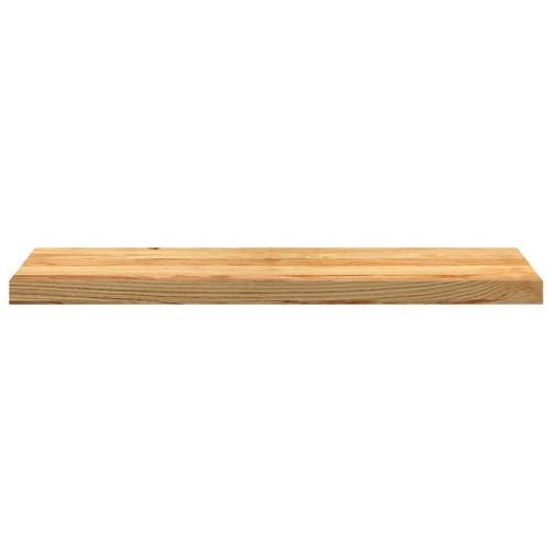 Стълбищни стъпала, 4 бр, светлокафяви, 90x30x2 см, дъб масив