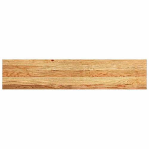 Прозоречни первази, 2 бр, светлокафяви, 120x25x2 см, дъб масив