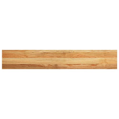 Прозоречни первази, 2 бр, светлокафяви, 120x20x2 см, дъб масив