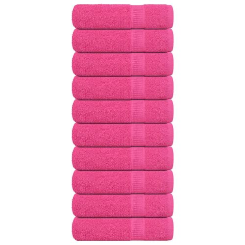 Кърпи за баня FROGN 10 бр. Розови 100x150 см 360 г/м²