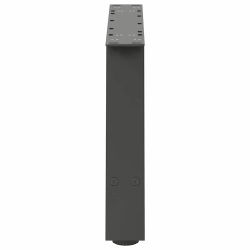 Крака за масичка за кафе, А-образни, 2 бр., антрацит, 70x(30-31) см, стомана