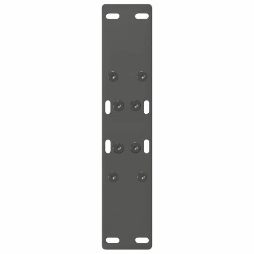 Крака за масичка за кафе, А-образни, 2 бр., антрацит, 38 x (42-43) см, стомана