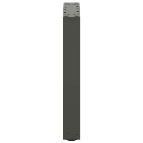 Крака за масичка за кафе, U-образни, 2 бр., антрацит, 28 x (42-43) см, стомана