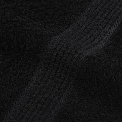 Кърпи за душ FROGN 10 бр. Черни 70x140 см 360 г/м²