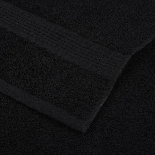 Кърпи за баня FROGN 4 бр. Черни 100x150 см 360 г/м²