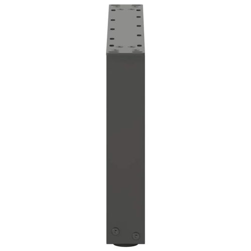 Крака за масичка за кафе, U-образни, 2 бр., антрацит, 50x(30-31) см, стомана